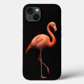Black 4 Luxe iPhone 13 Case, Pink Flamingo Case-Mate iPhoneケース (裏面)