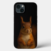 Black 4 Luxe iPhone 13 Case, Red Squirrel Case-Mate iPhoneケース (裏面)