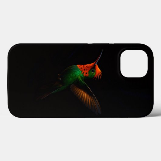 Black 4 Luxe iPhone 13 Case, Tufted Coquette Bird Case-Mate iPhoneケース (裏面 (横))