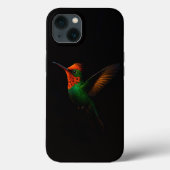 Black 4 Luxe iPhone 13 Case, Tufted Coquette Bird Case-Mate iPhoneケース (裏面)