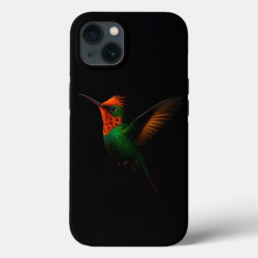 Black 4 Luxe iPhone 13 Case, Tufted Coquette Bird Case-Mate iPhoneケース (裏面)