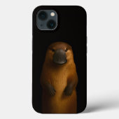 Black 4 Luxe iPhone 13, Elegant Platypus Case-Mate iPhoneケース (裏面)