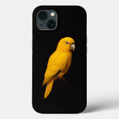 Black 4 Luxe iPhone 13, Golden Parakeet Case-Mate iPhoneケース (裏面)