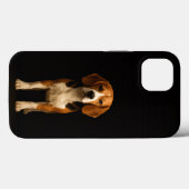 Black 4 Luxe iPhone 13, Kind Beagle Case-Mate iPhoneケース (裏面 (横))