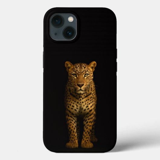 Black 4 Luxe iPhone 13, Majestic Leopard Case-Mate iPhoneケース (裏面)