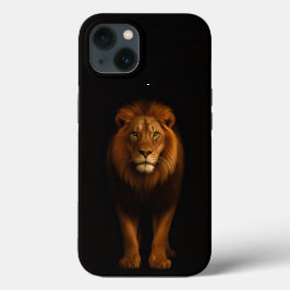 Black 4 Luxe iPhone 13, Majestic Lion iPhone 13ケース