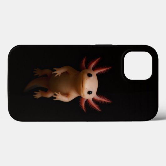 Black 4 Luxe iPhone 13, Mexican Axolotl Case-Mate iPhoneケース (裏面 (横))