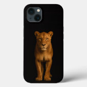 Black 4 Luxe iPhone 13, Noble Lioness Case-Mate iPhoneケース (裏面)
