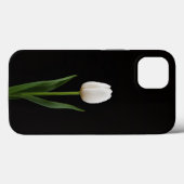 Black 4 Luxe iPhone 13, Pearl White Tulip Case-Mate iPhoneケース (裏面 (横))