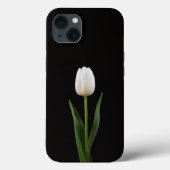 Black 4 Luxe iPhone 13, Pearl White Tulip Case-Mate iPhoneケース (裏面)