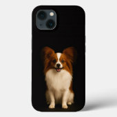 Black 4 Luxe iPhone 13, Refined Toy Papillon Case-Mate iPhoneケース (裏面)