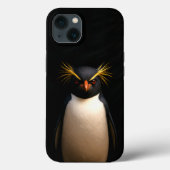 Black 4 Luxe iPhone 13, Rockhooper Penguin Case-Mate iPhoneケース (裏面)