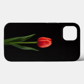 Black 4 Luxe iPhone 13, Ruby Red Tulip Case-Mate iPhoneケース (裏面 (横))