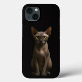 Black 4 Luxe iPhone 13, Sphynx Cat Case-Mate iPhoneケース (裏面)