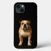 Black 4 Luxe iPhone 13, Stamina Bulldog Case-Mate iPhoneケース (裏面)
