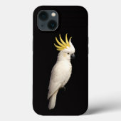 Black 4 Luxe iPhone 13, Sulphur Crested Cockatoo Case-Mate iPhoneケース (裏面)