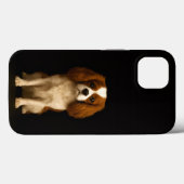 Black 4 Luxe iPhone 13, Sweet Cavalier Spaniel Case-Mate iPhoneケース (裏面 (横))
