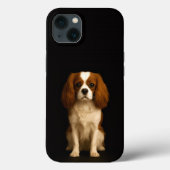 Black 4 Luxe iPhone 13, Sweet Cavalier Spaniel Case-Mate iPhoneケース (裏面)