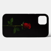Black 4 Luxe iPhone 13, Velvet Red Rose Case-Mate iPhoneケース (裏面 (横))