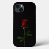 Black 4 Luxe iPhone 13, Velvet Red Rose Case-Mate iPhoneケース (裏面)
