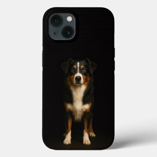 Black 4 Luxe iPhone 13, Wise Australian Shepherd Case-Mate iPhoneケース (裏面)
