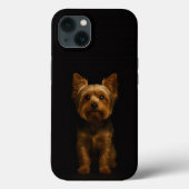 Black 4 Luxe iPhone 13, Yorkshire Terrier Case-Mate iPhoneケース (裏面)