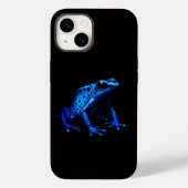 Black 4 Luxe iPhone 14 Case-Mate, Blue Frog Case-Mate iPhoneケース (裏面)