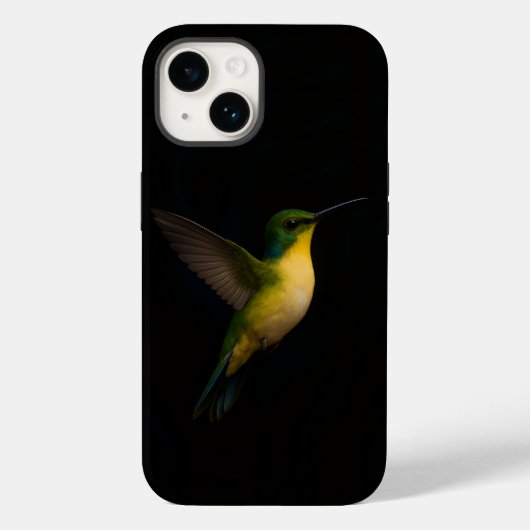 Black 4 Luxe iPhone 14 Case-Mate, Flying Bird Case-Mate iPhoneケース (裏面)