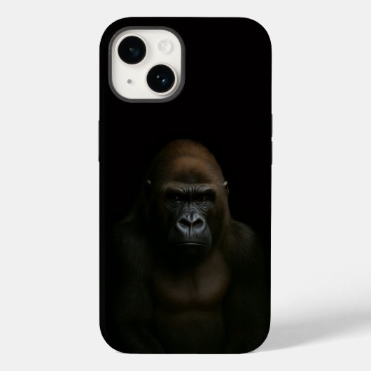 Black 4 Luxe iPhone 14 Case-Mate, Gorilla Case-Mate iPhoneケース (裏面)