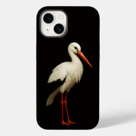 Black 4 Luxe iPhone 14 Mate, Graceful Stork Case-Mate iPhone 14ケース