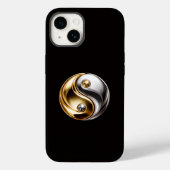 Black 4 Luxe iPhone 14 Mate, Harmony Yin Yang Case-Mate iPhoneケース (裏面)