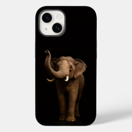 Black 4 Luxe iPhone 14 Mate, Mighty Elephant Case-Mate iPhone 14ケース