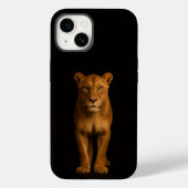 Black 4 Luxe iPhone 14 Mate, Noble Lioness Case-Mate iPhoneケース (裏面)
