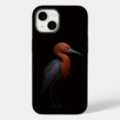 Black 4 Luxe iPhone 14 Mate, Reddish Egret Case-Mate iPhoneケース (裏面)