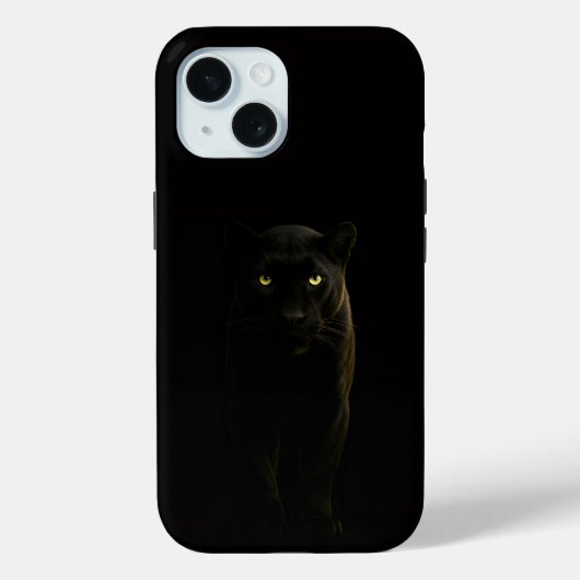 Black 4 Luxe iPhone 15 Case, Black Panther Case-Mate iPhoneケース (裏面)