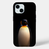 Black 4 Luxe iPhone 15 Case, Emperor Penguin Case-Mate iPhoneケース (裏面)