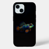 Black 4 Luxe iPhone 15 Case, Mandarin Dragonet Case-Mate iPhoneケース (裏面)