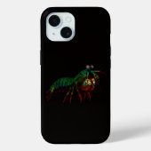 Black 4 Luxe iPhone 15 Case, Mantis Shrimp Case-Mate iPhoneケース (裏面)