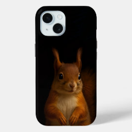 Black 4 Luxe iPhone 15 Case-Mate, Red Squirrel iPhone 15ケース