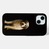 Black 4 Luxe iPhone 15 Case, Mioritic Shepherd Case-Mate iPhoneケース (裏面 (横))