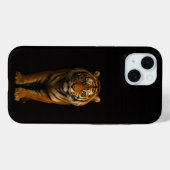 Black 4 Luxe iPhone 15 Case, Noble Tiger Case-Mate iPhoneケース (裏面 (横))
