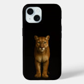Black 4 Luxe iPhone 15 Case, Silent Prime Puma Case-Mate iPhoneケース (裏面)