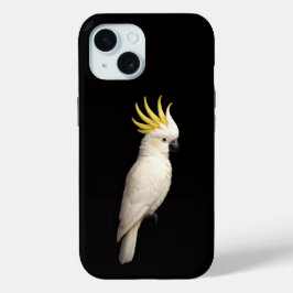 Black 4 Luxe iPhone 15 Mate, Crested Cockatoo iPhone 15ケース