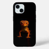 Black 4 Luxe iPhone 15 Mate, Leopard Gecko Case-Mate iPhoneケース (裏面)
