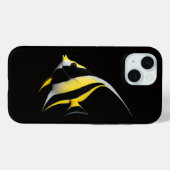 Black 4 Luxe iPhone 15 Mate, Moorish Idol Case-Mate iPhoneケース (裏面 (横))