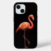 Black 4 Luxe iPhone 15 Mate, Pink Flamingo Case-Mate iPhoneケース (裏面)