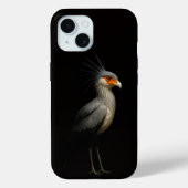 Black 4 Luxe iPhone 15 Mate, Secretarybird Case-Mate iPhoneケース (裏面)