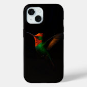 Black 4 Luxe iPhone 15 Mate, Tufted Coquette Bird Case-Mate iPhoneケース (裏面)