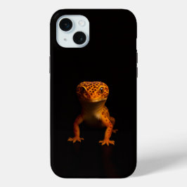 Black 4 Luxe iPhone 15 Plus, Leopard Gecko iPhone 15 Miniケース