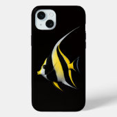 Black 4 Luxe iPhone 15 Plus, Moorish Idol Case-Mate iPhoneケース (裏面)